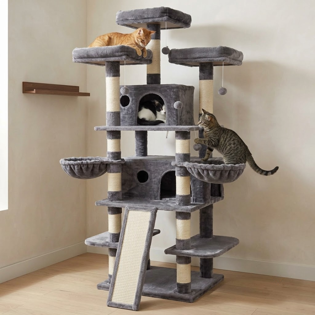FOOWIN 68-Inch Cat Tree