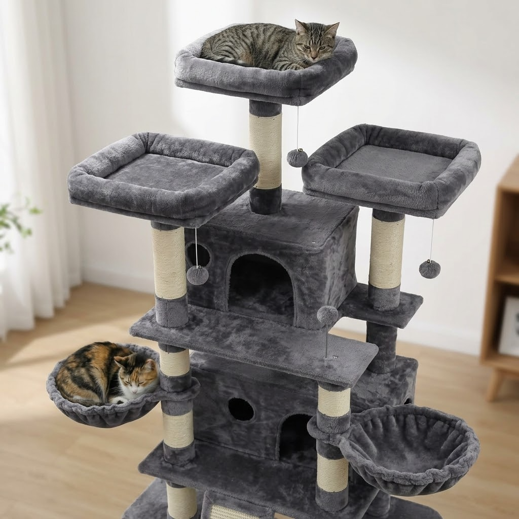 FOOWIN 68-Inch Cat Tree