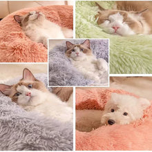 Round Plush Pet Bed