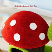 Modern Mushroom-Themed Cat Tree Tower, 30.7" Tall with Sisal Scratching Posts, Suitable for Indoor Multi-Cat Households