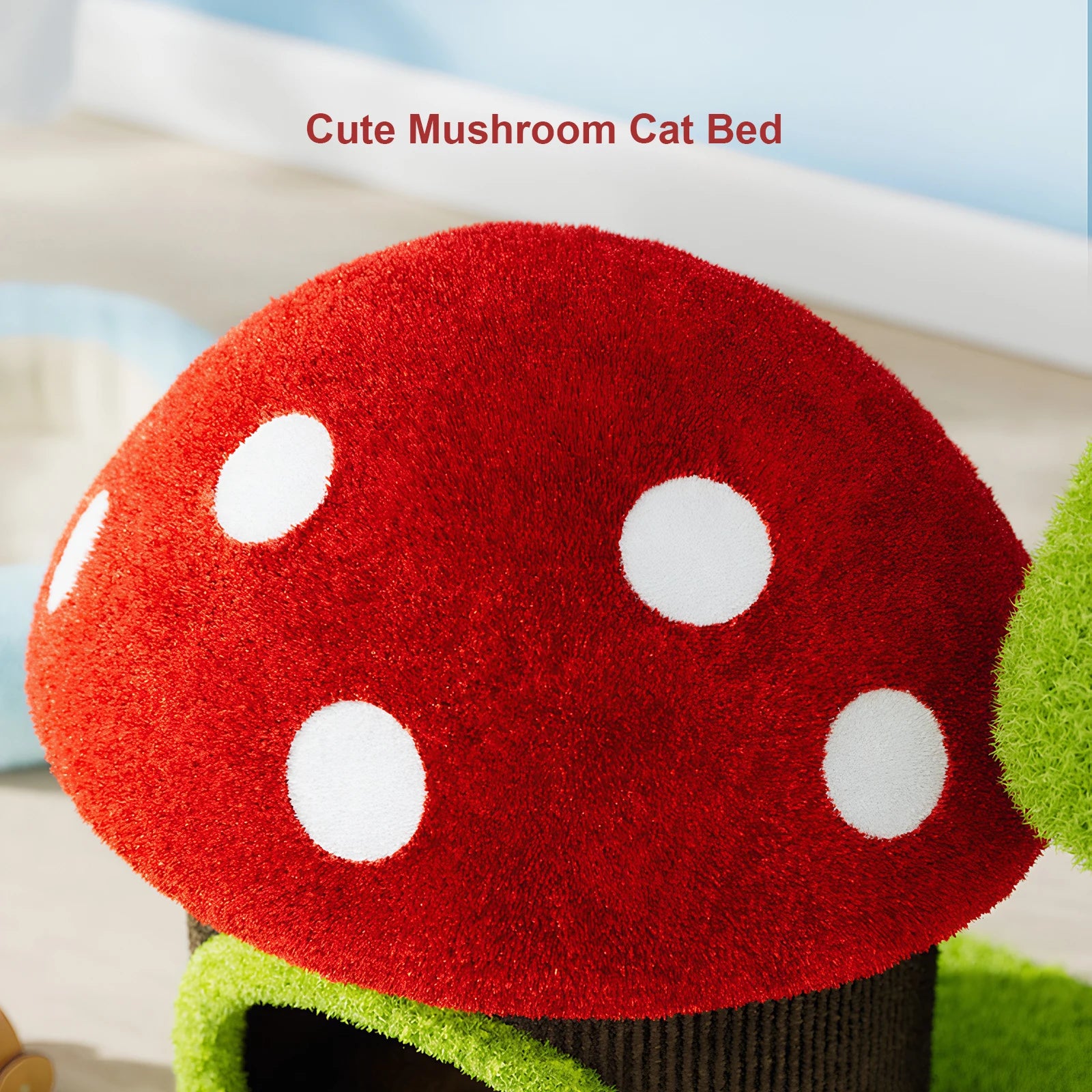 Mushroom Cat Tree Tower
