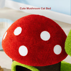 Mushroom Cat Tree Tower