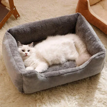 Plush Cat and Dog Bed