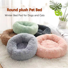 Round Plush Pet Bed