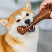 Natural Non-Toxic Dog Bone Chew Toy Nearly Indestructible Anti-Bite Puppy Chew Toy for Small Medium Large Dogs Pet Chew Toy