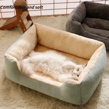 Plush Cat and Dog Bed
