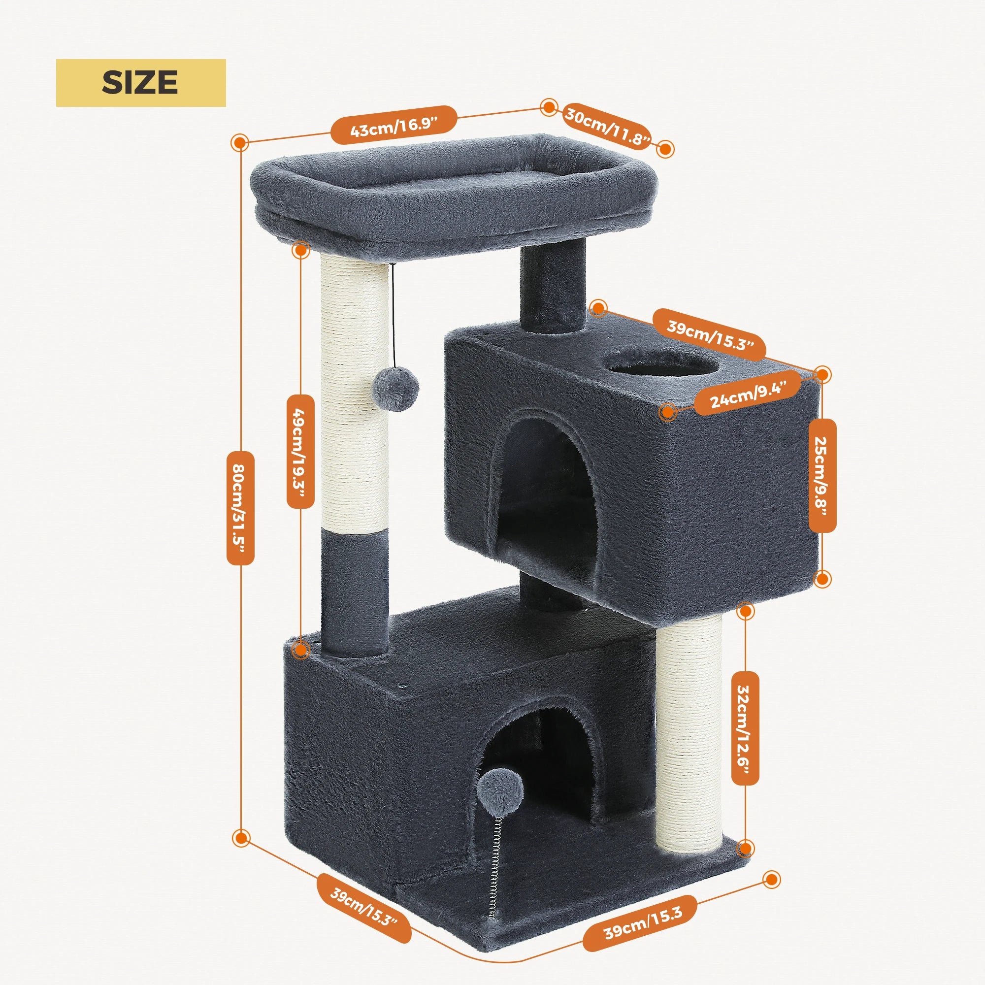 Large Multi-Level Cat Tree