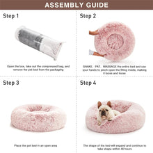 Round Plush Pet Bed