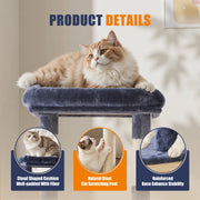 JHK 63In Cat Tree Tall Multi-Cat Climbing Tower for Pet Furniture Natural Sisal Scratching Posts Stable Pet House for Indoor Cat