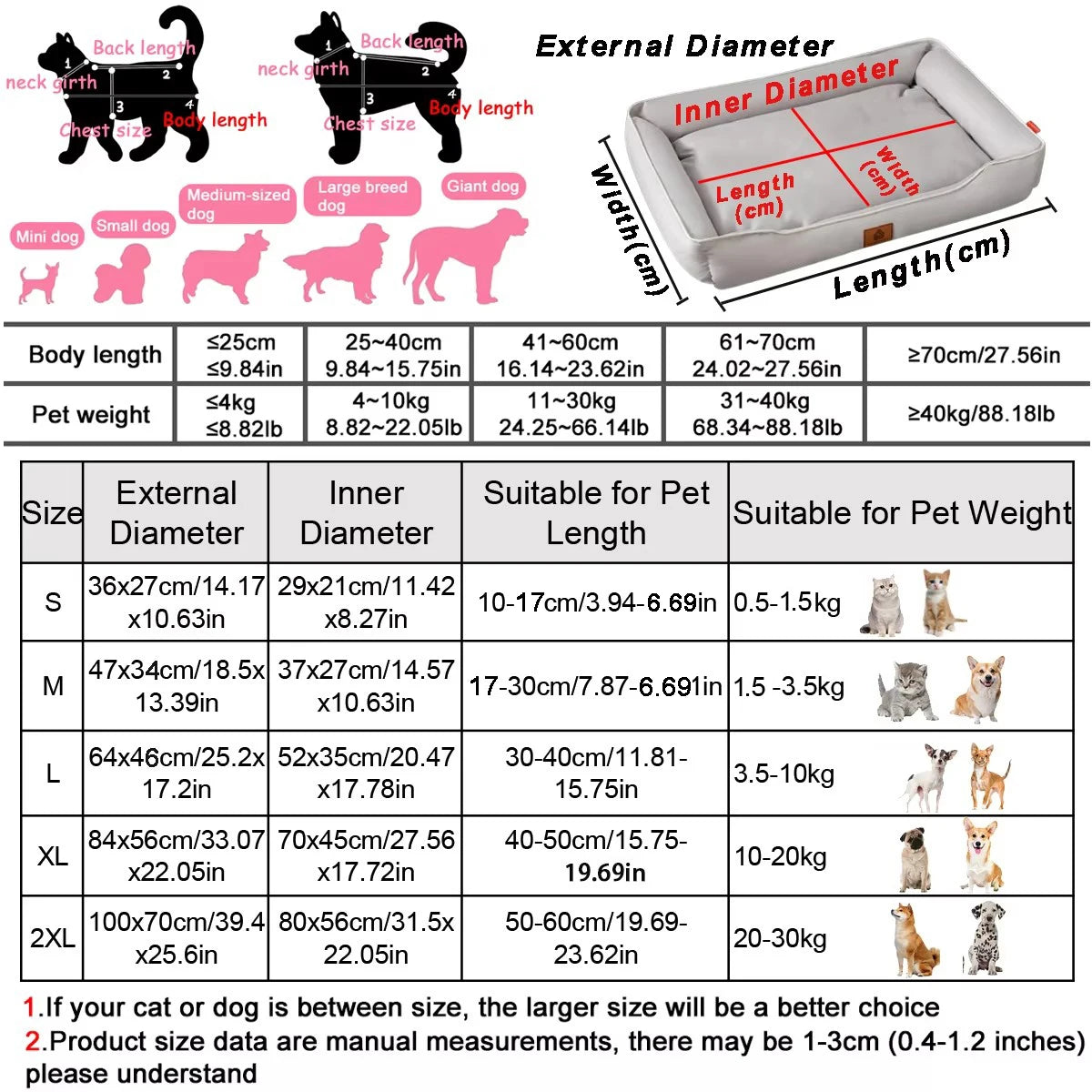 Rectangular Dog Bed