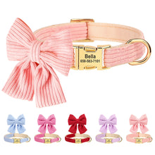 Personalized Bowtie Dog Collar