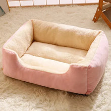 Plush Cat and Dog Bed