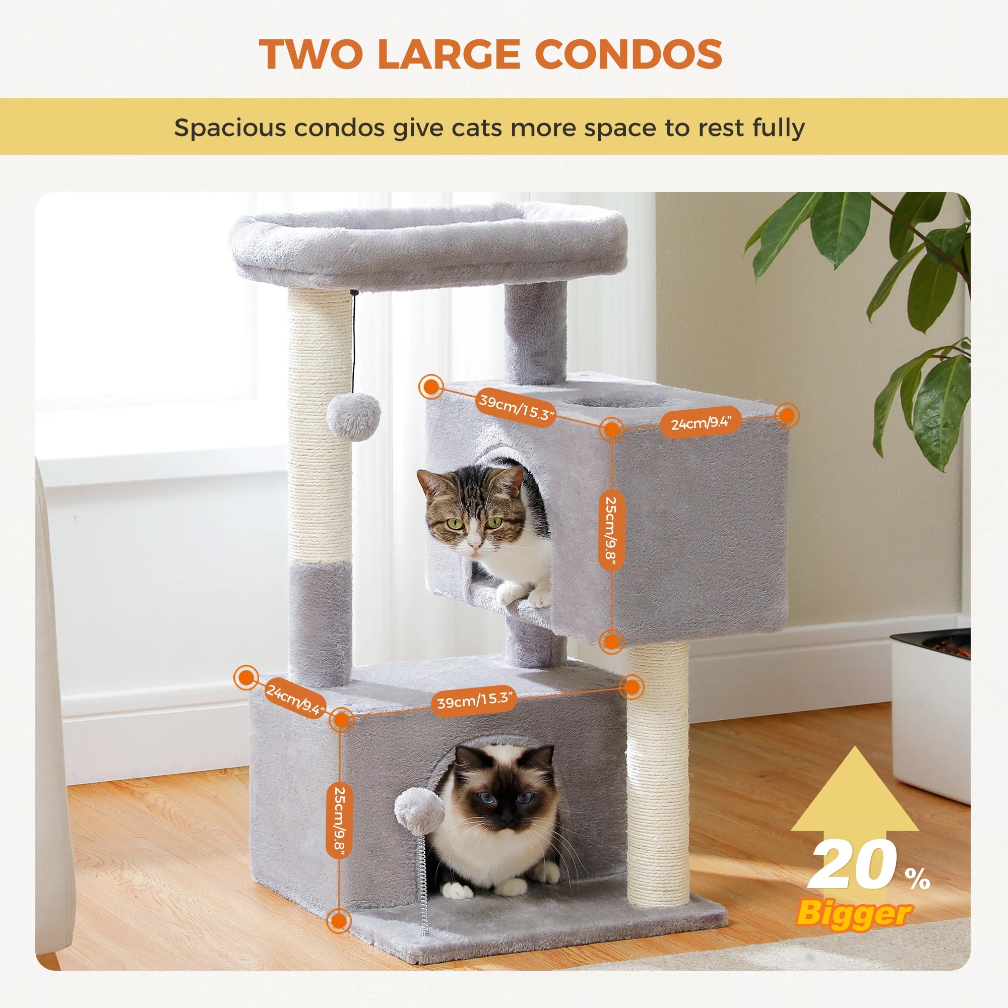Large Multi-Level Cat Tree