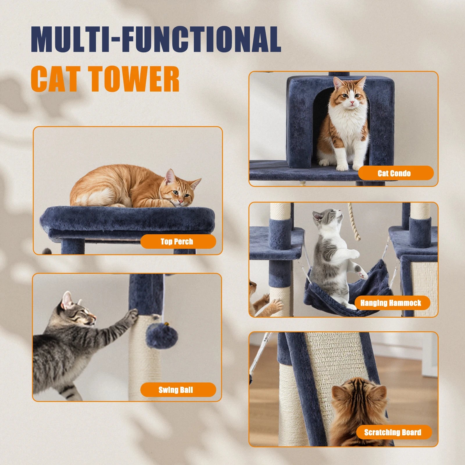 JHK 63-Inch Cat Tree