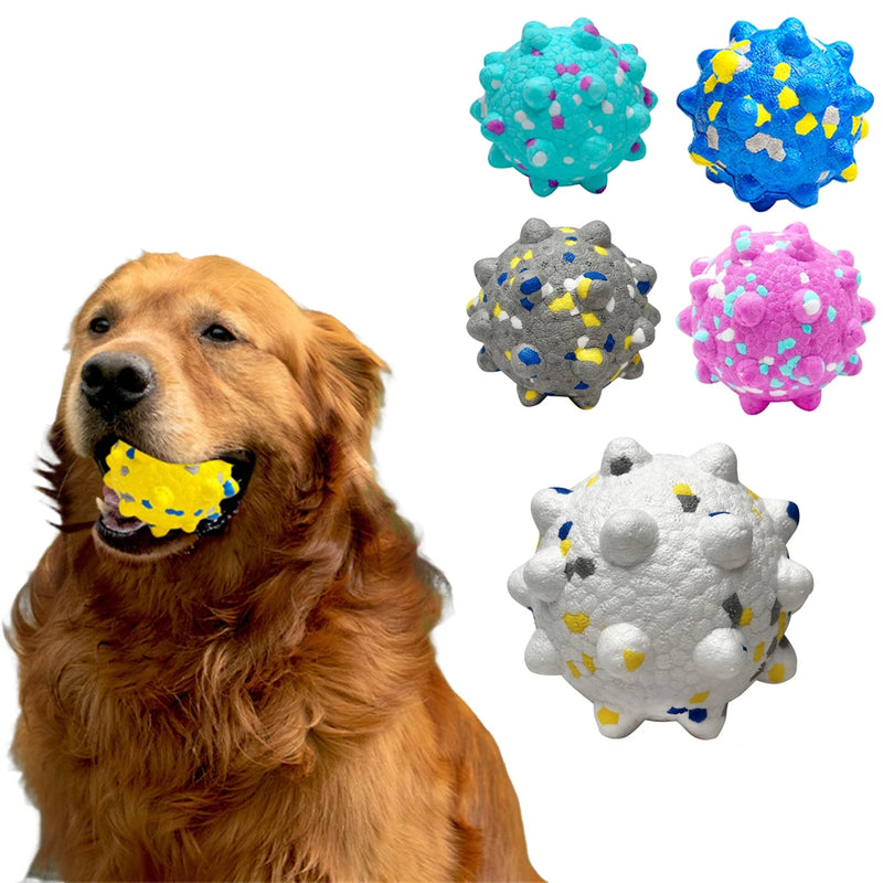 ETPU Spiky Dog Ball Ultra Light High Elasticity Floating On Water Durable Bite Resistant Easy Clean Pet Chew Toy For Dogs