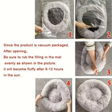 Round Plush Pet Bed