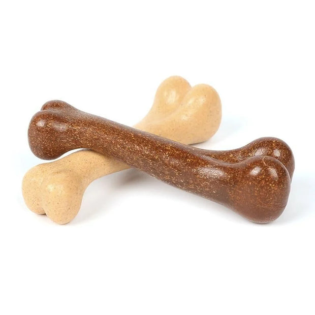 Wood Dog Bone Chew Toy