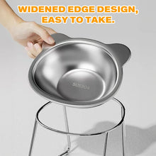 Slanted Stainless Steel Pet Bowl
