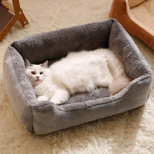 Plush Cat and Dog Bed