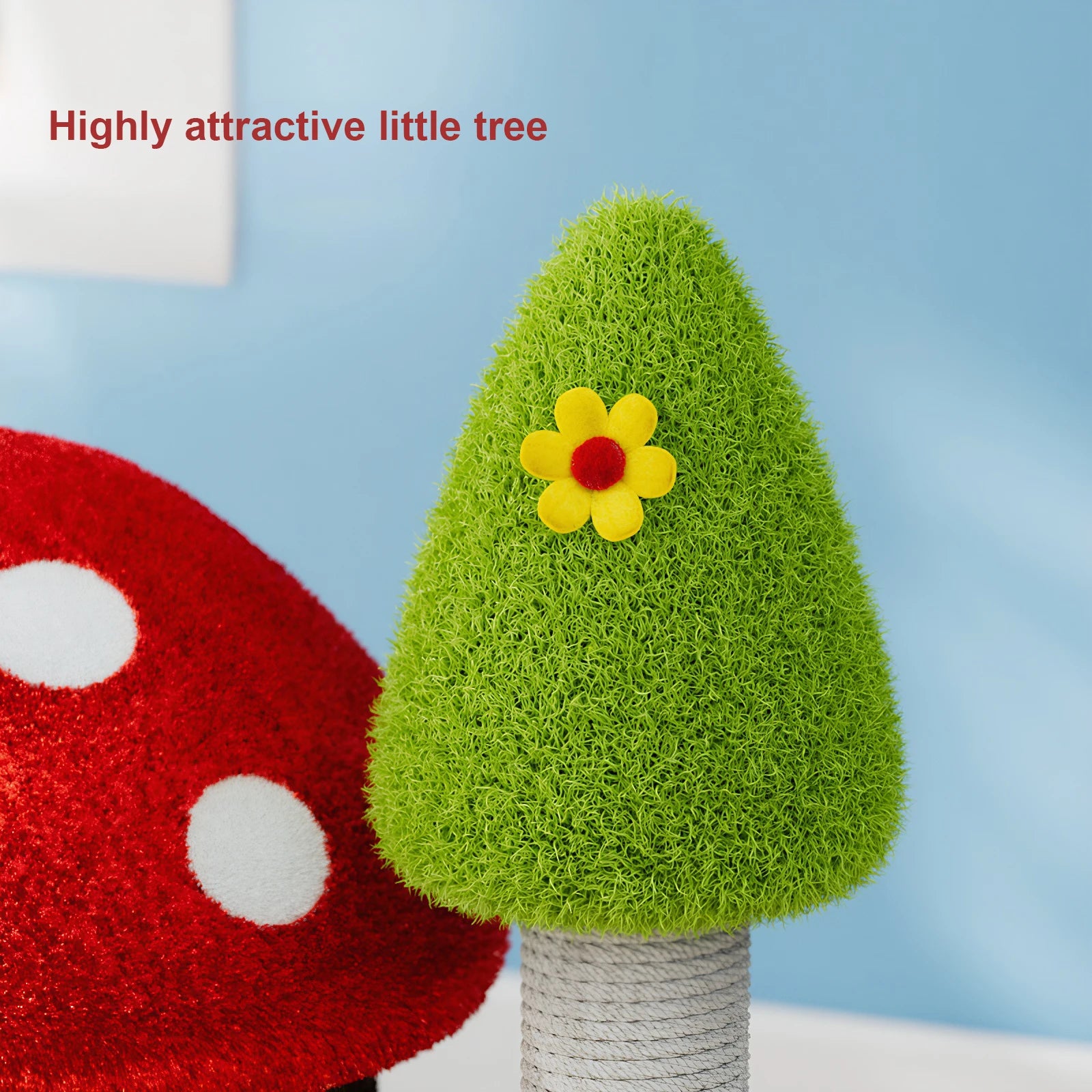 Mushroom Cat Tree Tower