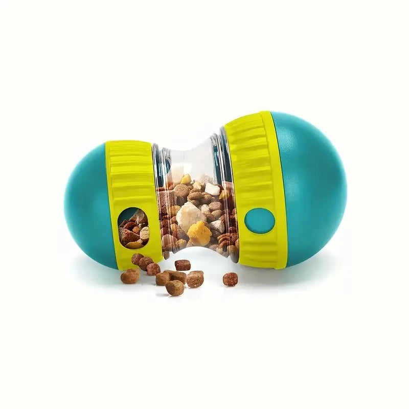 Interactive dog snack dispenser toy, suitable for all types of slow feeders, plastic pet toys, bringing fun and healthy eating