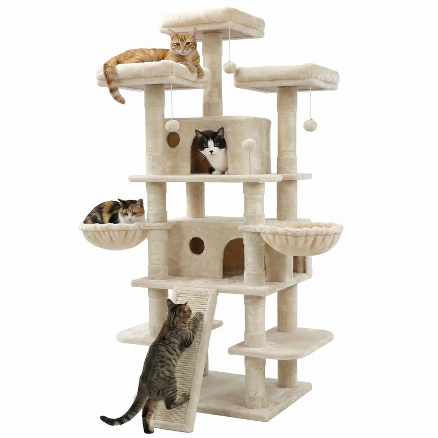 68-Inch Multi-Level Cat Tree