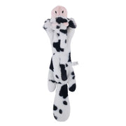 Funny Simulated Animal No Stuffing Dog Toy with Squeakers Durable Stuffingless Plush Squeaky Dog Chew Toy Crinkle Pet Squeak Toy