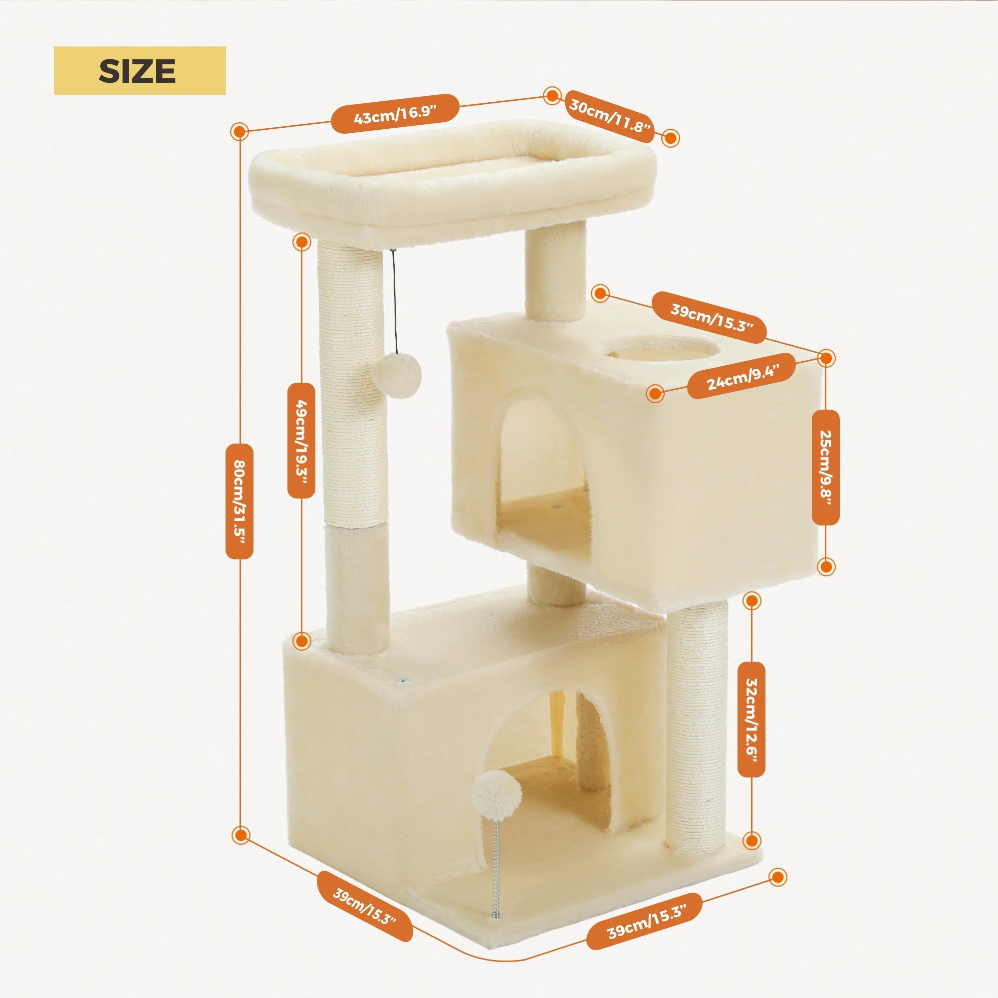 Large Multi-Level Cat Tree