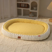 Winter Orthopedic Dog Bed for Dogs Breeds,Egg Crate Foam Dog Sofa Beds,Pet Couch Bed with Four Sided Bolster,Non-Slip Bottom
