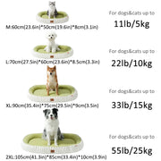 Winter Orthopedic Dog Bed for Dogs Breeds,Egg Crate Foam Dog Sofa Beds,Pet Couch Bed with Four Sided Bolster,Non-Slip Bottom